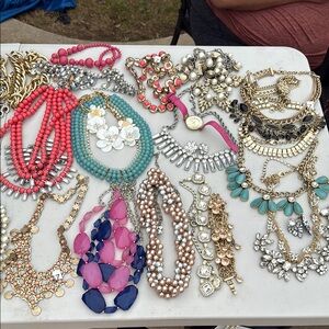 Talbots Pink and Blue Necklace Collection